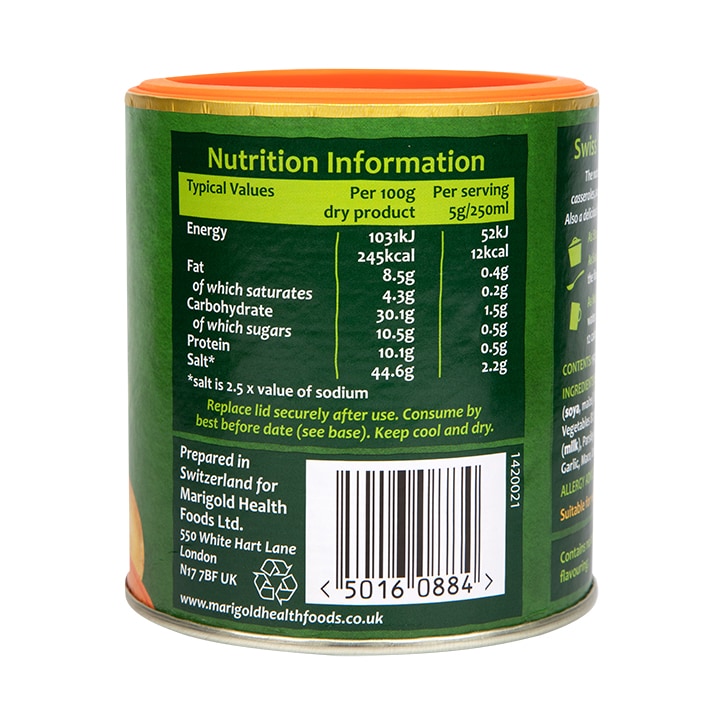 Marigold Swiss Vegetable Bouillon Stock Powder 150g